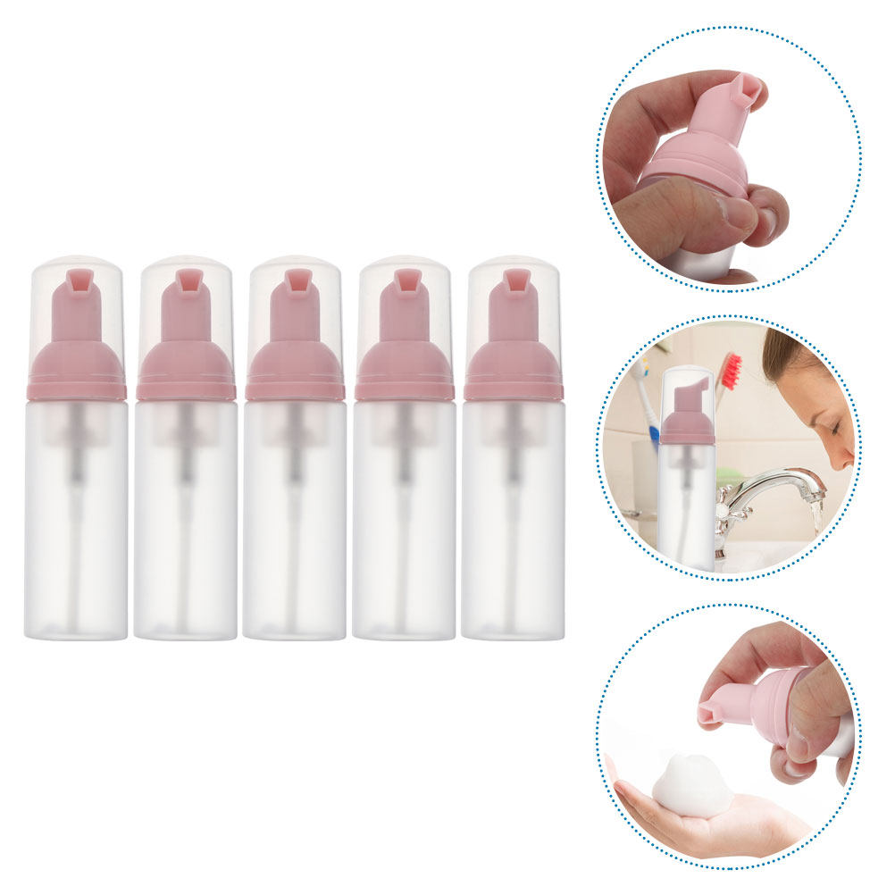 Cleanser Face - 5 botellas de plástico reutilizables y
