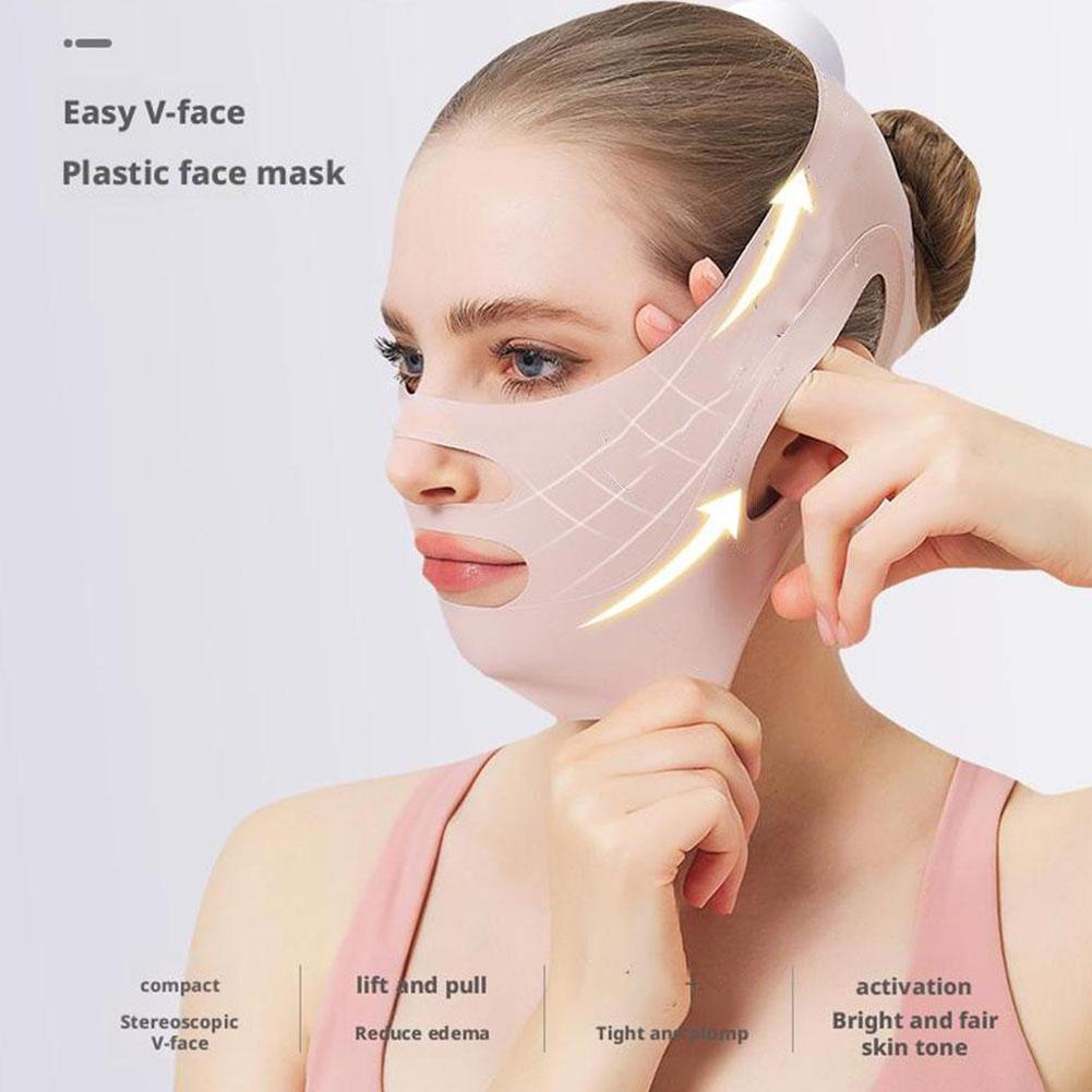 Face Mask Skincare - Vendaje adelgazante facial en V, mascarilla