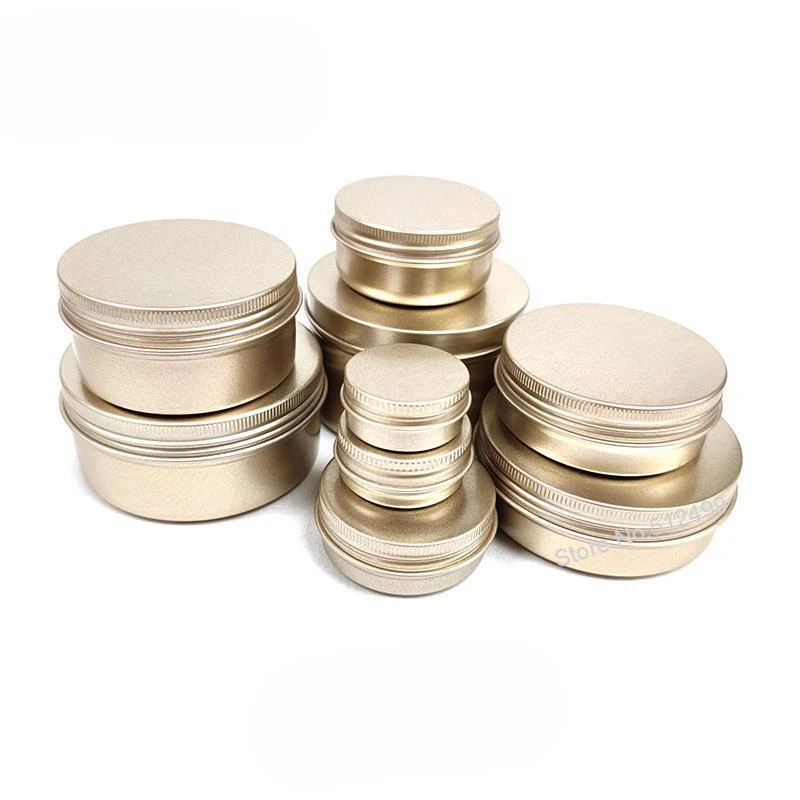 Lip Balm - Latas Redondas Metálicas de Aluminio de