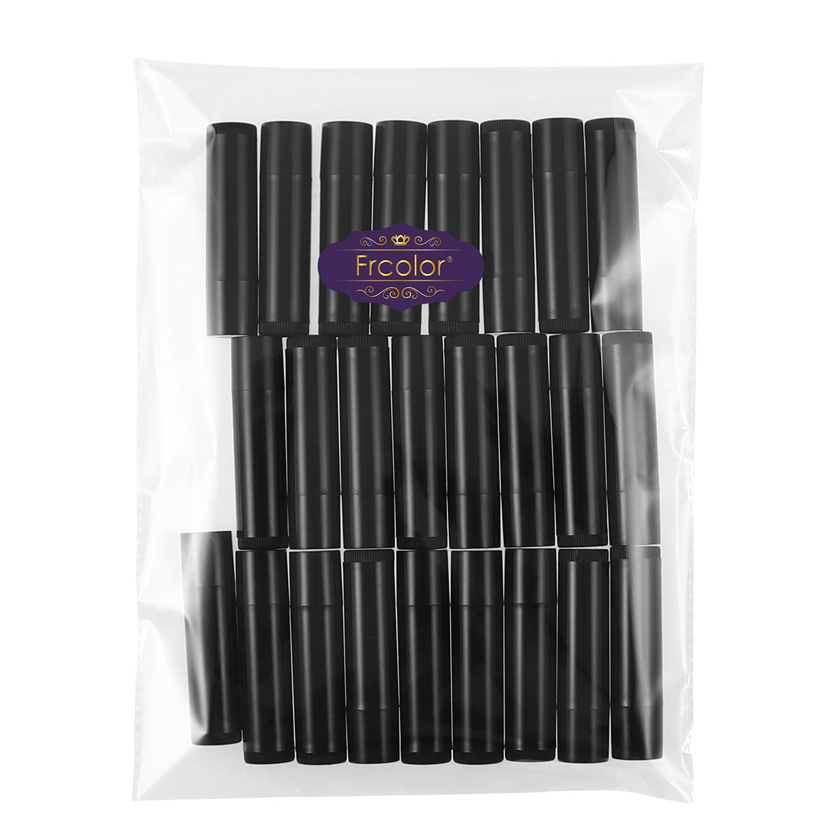 Lip Balm - 25 tubos transparentes de polipropileno para