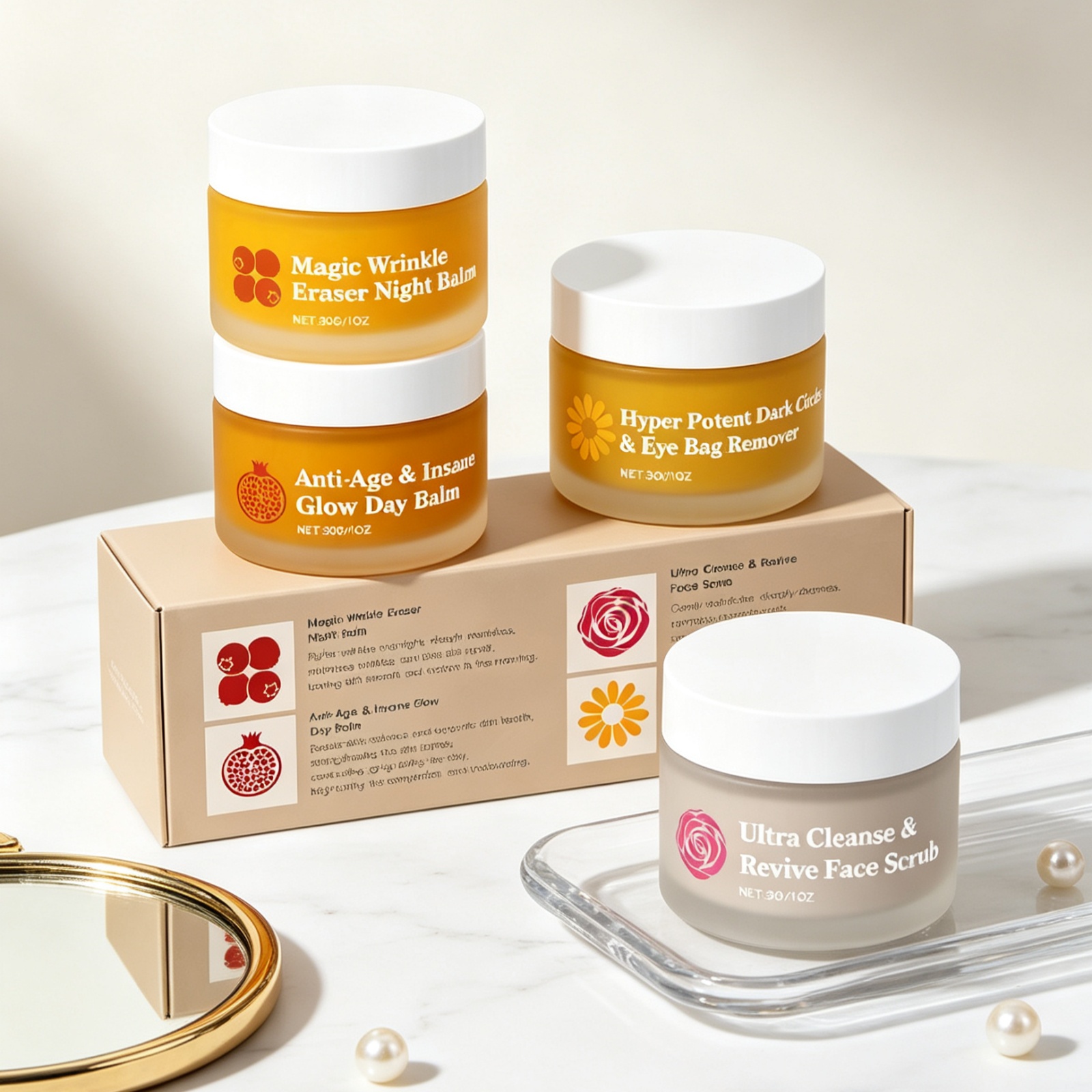 Kit de cuidado facial antiedad - Night Cream reseña y precio