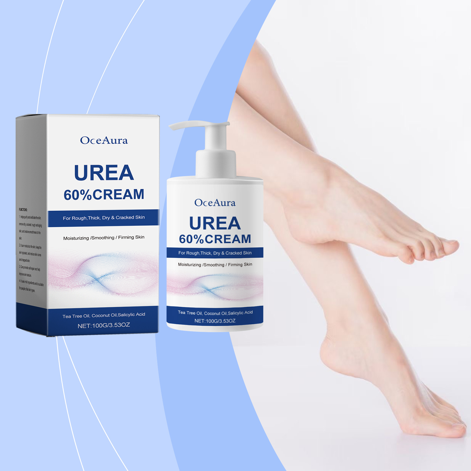Crema para pies de urea 60%, p - Urea Foot Cream reseña y precio