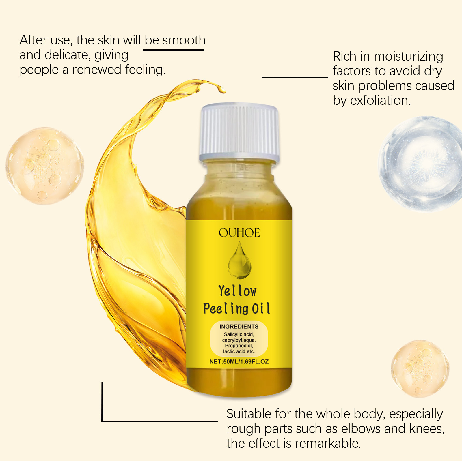 Aceite Peeling amarillo para b - Cleanser Face reseña y precio