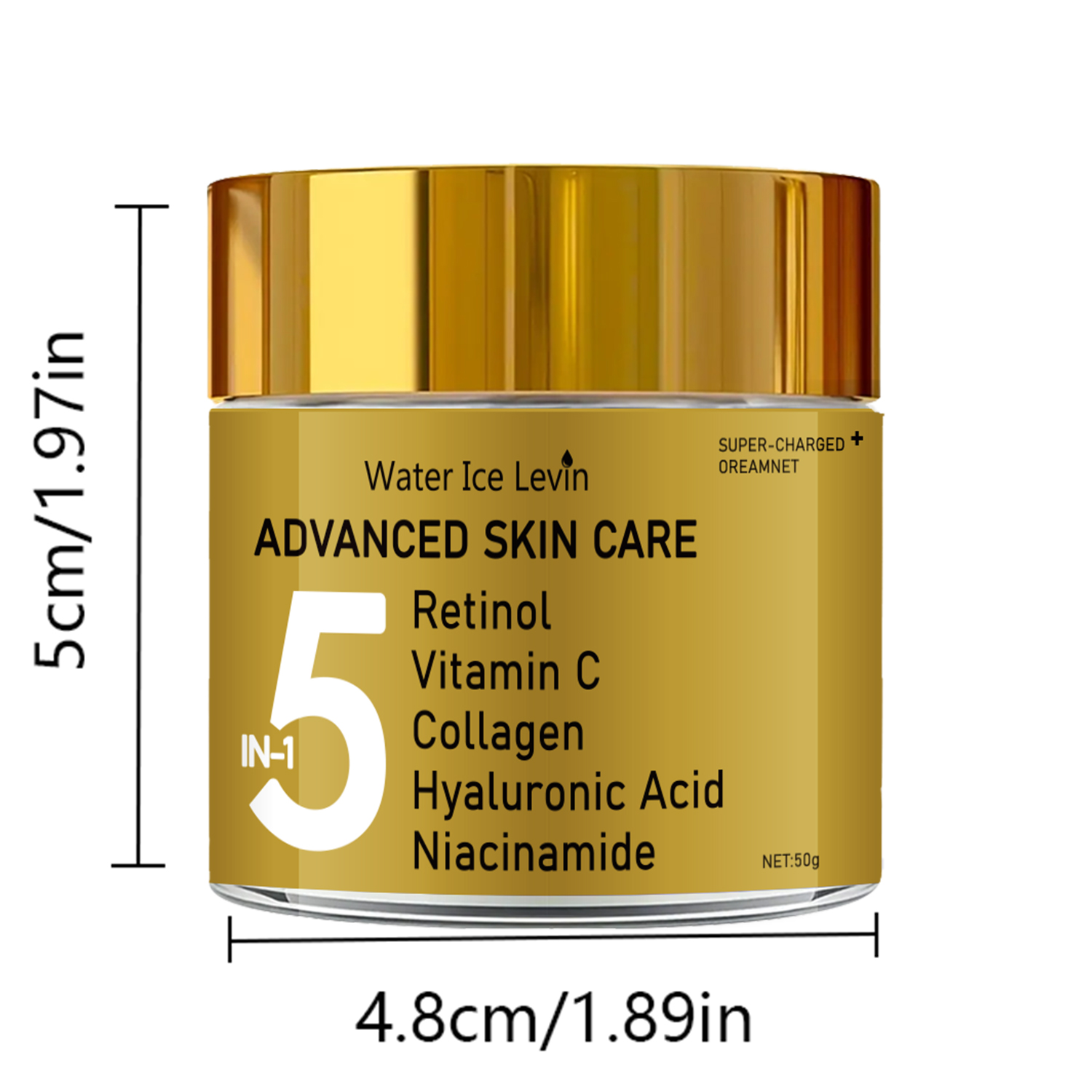 Crema Hidratante Facial 5 en 1 - Retinol Cream reseña y precio