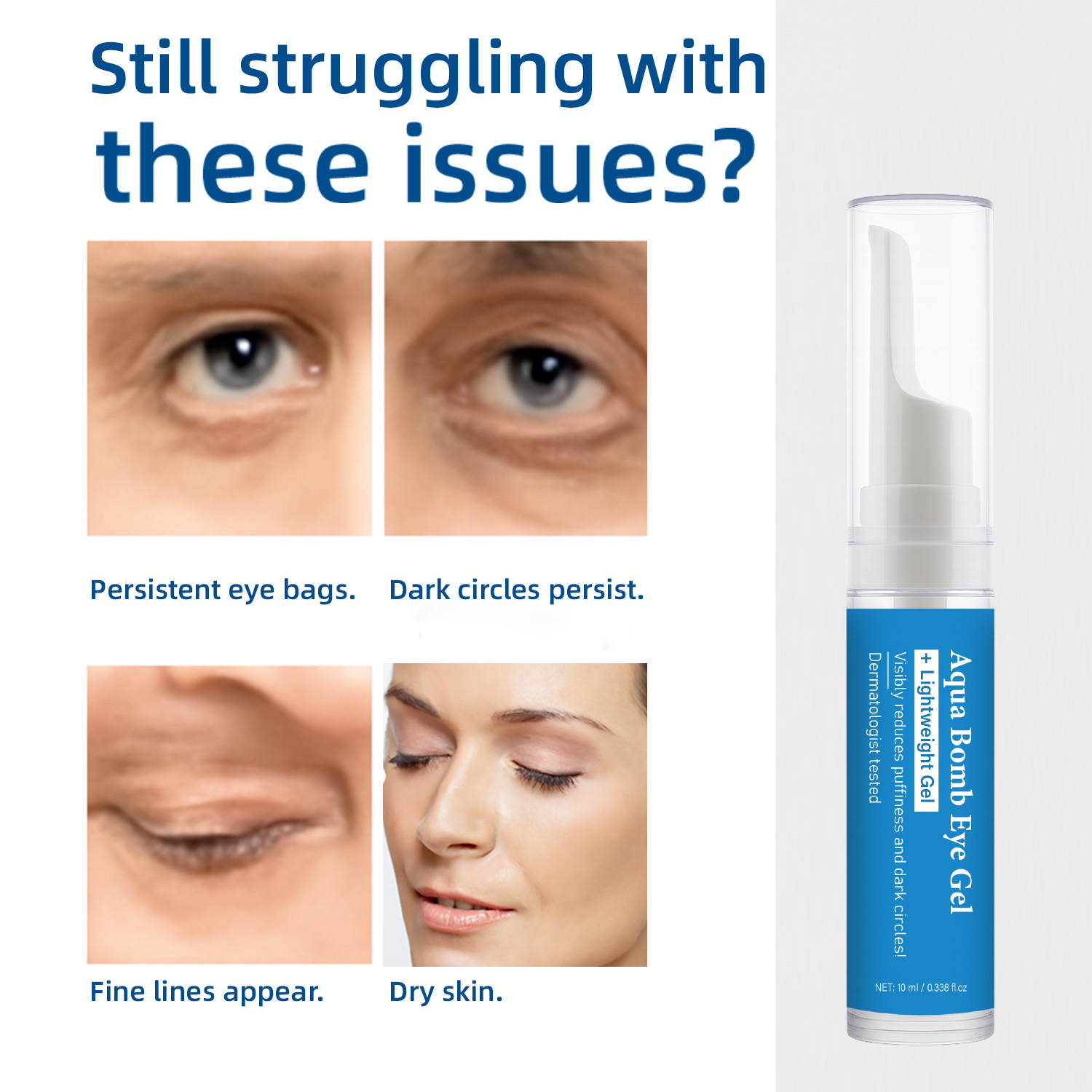Gel Ocular Refrescante Aqua co - Vitamin C Serum reseña y precio